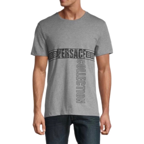 Versace Logo Tape T Shirt - Picture 4 of 4